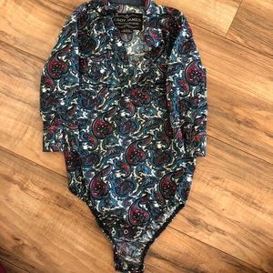 Boys cowboy/western shirt, bodysuit